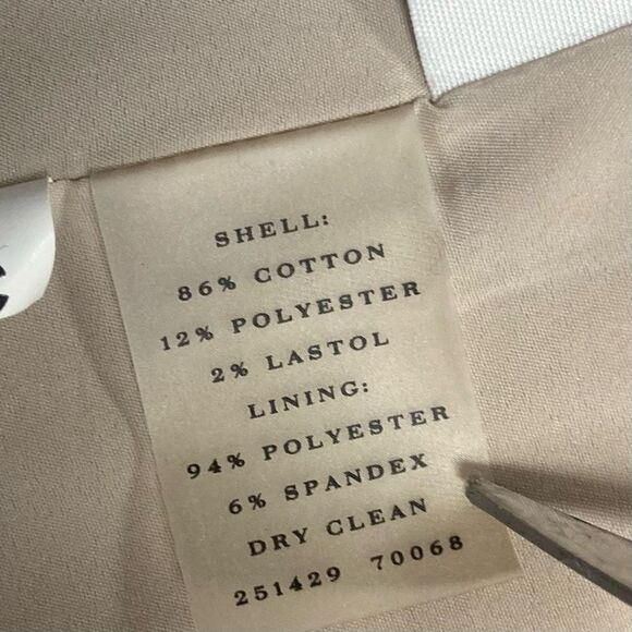 ANN TAYLOR Women’s Shawl‎ Collar Button Up Coat Tan Size Medium Fully Lined - Picture 11 of 12